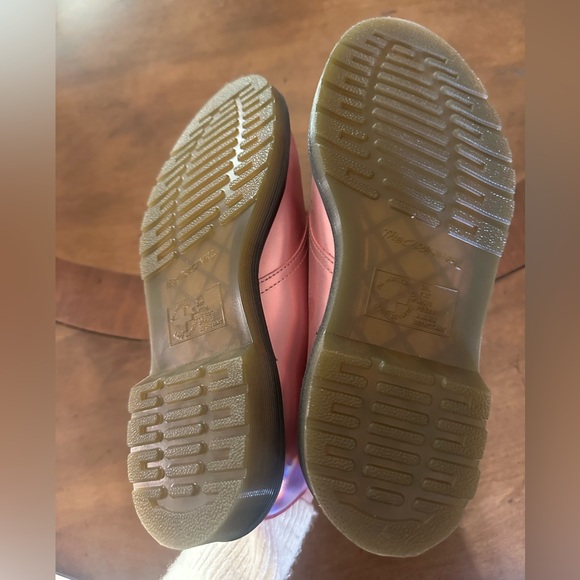 Dr. Martens 1461 Iced Metallic Mallow Pink Oxford, size 8 womens :) like new! - Picture 3 of 7